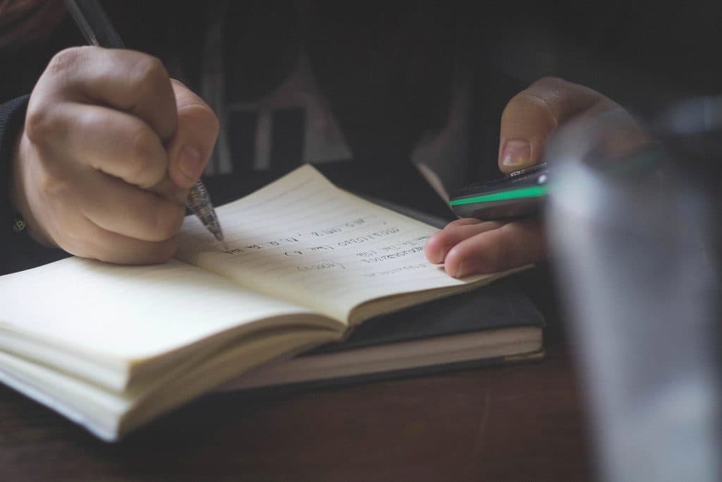 That dreaded review, written notes and evaluation on a desk